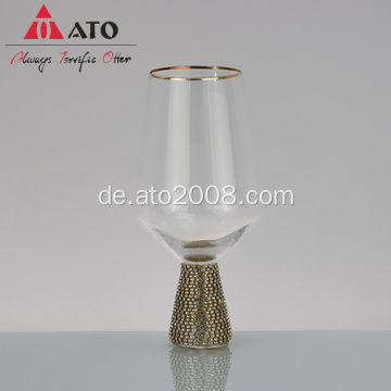 Einzigartige Form Diamond Martini Rotweinglas